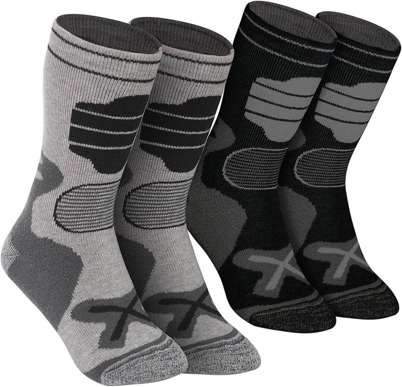 Luwint Hiking Socks Kids Merino Wool Walking Boys Girls 4-8 Years - Image 1